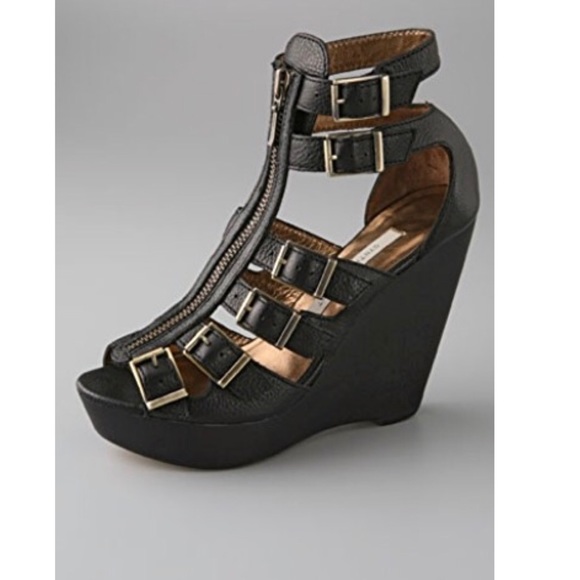 Cynthia Vincent Luella platforms size 8.5 EUC - Picture 1 of 8